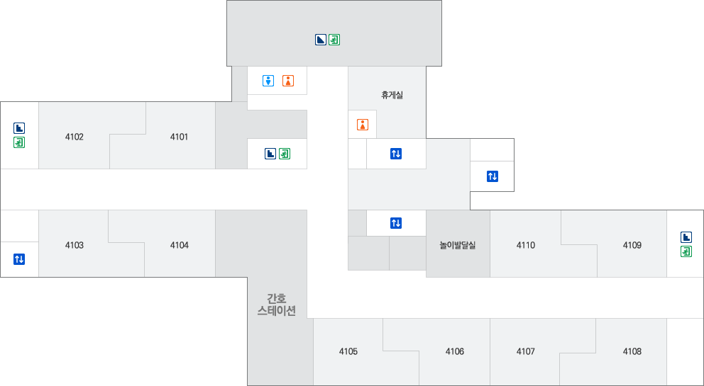 4층 원내 위치도